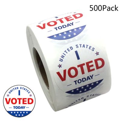 ✅【100% Ready Stock】500 Pieces 2020 Stickers Patriotic Election Stickers Waterproof  2020 Decals for Election Day Parade Celebrations