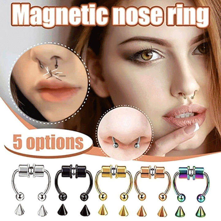 Body jewellery Stainless Steel Nose Ring Lazada