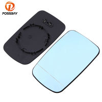 POSSBAY Door Wing Mirror Glass Heated Blue Car Mirror Rearview Rear View Lens for BMW 3-Series E46 Convertible 2000.03-2007.02