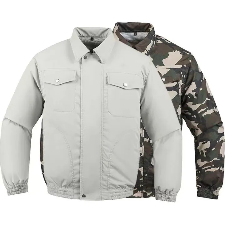 Naimo 12V USB Cooling Work Clothes Air Conditioning Jacket with 2 Fans