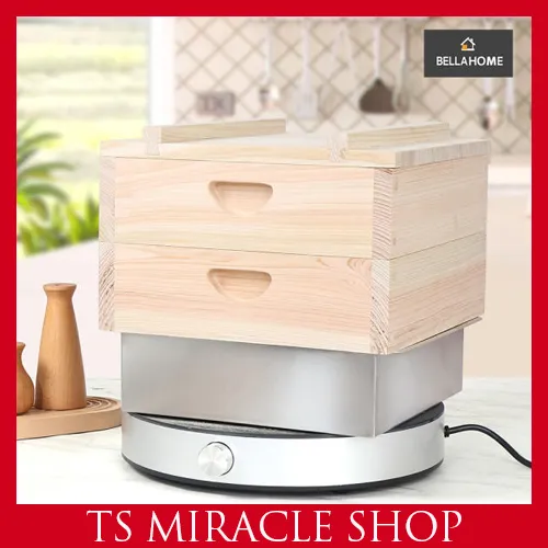 [Korean Cypress Love] Cypress Tree Steamer Pot 3tier Full Set / Korean