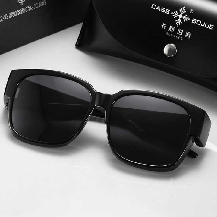 hot-sales-8130-ผู้ผลิตชุดแว่นกันแดดใหม่กรอบใหญ่แว่นกันแดดโพลาไรซ์แว่นสายตาสั้นที่นิยมในโลกออนไลน์