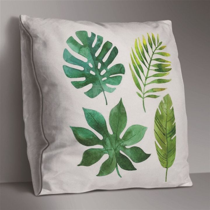 hongbo-vintage-green-leaves-throw-pillow-case-polyester-double-sided-pillowcase-use-in-home-bedroom-living-room-office