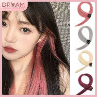 DCH271 【พร้อมส่ง】ไฮไลต์ ต่างหูสีย้อมผม แฮร์พีช ผมปลอมชิ้นวิกผม ชิ้นต่อผม หูห้อยผมแห้ง สีสัน ชมพู ฟ้า เขียว เทา ม่วง ส้ม แดง Color earrings hair dye Wig Cosplay