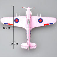 148 4D Assemble UK Hurricane Fighter Model Diy Block Building WW2 Aircraft Airplane Toy