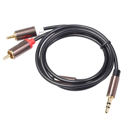 Rca Cable Hifi Stereo 3.5Mm To 2Rca Audio Cable Aux Rca Jack 3.5 Y Splitter for Amplifiers Audio Car Aux