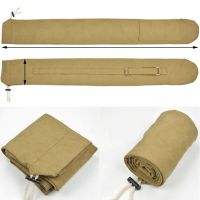 Fishing Umbrella Storage Bag Canvas Fishing Pole Bag Fishing Gear Thicken Wear-resistant Foldable Waterproof Rod Bag X91G