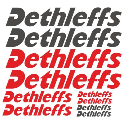 For Dethleffs aufkleber sticker wohnmobil camper wohnwagen caravan 10 Sticker Pieces Car Styling