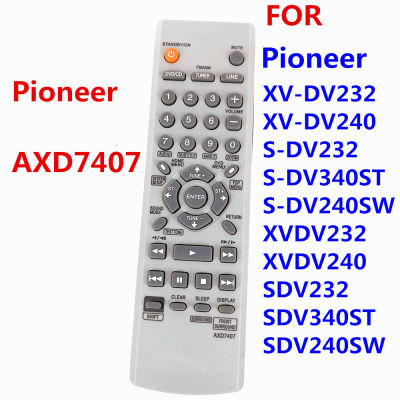 New Replace AXD7407 Remote Control For Pioneer DVD Player Remote Control XVDV350 AXD 7407 DCS232 DCS240 DCS535