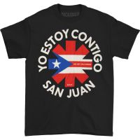 Hot sale Red HOT CHILI PEPPERS Band T-Shirt San Juan Official Merchandise T-Shirt - Adult T-Shirt - Mens T-Shirt  Adult clothes