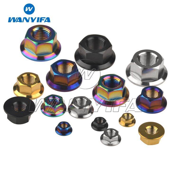 wanyifa-titanium-nut-m5-m6-m8-m10-m12-m14-m16-flange-kacang-untuk-sepeda-motor-mobil