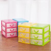 NEW Practical Candy Drawer Desktop Storage Box Transparent Jewelry Organizer Holder Cabinets Plastic Storage Box