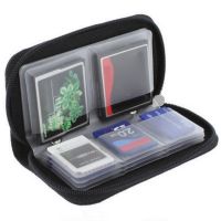 SD SDHC MMC CF Micro SD Memori Card Storage Carrying Pouch Case Holder Dompet Memory Card Cases untuk Icro SD X D Card Case