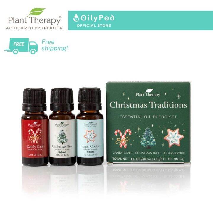 Plant Therapy Christmas Traditions Essential Oil Blend 3 Set | Lazada