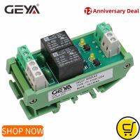 Geya รีเลย์ Fy-T73 2ช่องโมดูล Din Rail 5V 12V 24V อินเตอร์เฟซรีเลย์ Ac230v ควบคุม Plc