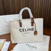 2023 CELIˉneSummer New Luxury Canvas Handbag High Quality Tote Bag Shopping Bag Beach Bag