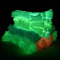 COD SDFGDERGRER 1 Pair Runner Safety Luminous Shoelaces / Unisex Athletic Sport Flat Canvas Shoe Laces / Glow In The Dark Night Fluorescent Canvas Shoelace