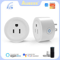 Aubess 10A16A20A 14ชิ้นสมาร์ทซ็อกเก็ตสหรัฐสมาร์ทเสียบสมาร์ทบ้านสหรัฐ WiFi การควบคุมเสียงทำงานร่วมกับสมาร์ทชีวิต APP Alexa Home