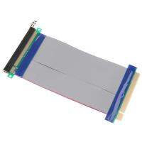 Miracle Shining PCI-Express PCIe 16X Slot Riser Card Ribbon Extension 19ซม.สายเคเบิลงอได้