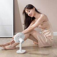 พัดลมตั้งโต๊ะใส่หัวได้ 4,000 mAh พนมมี แบตในตัว รุ่นใหม่ F6 OSCILLATING FAN