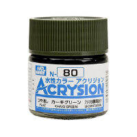 Mr.Hobby Mr.Acrysion Color N-80 KHAKI GREEN 4973028112535