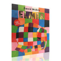 Genuine English original picture book Elmer Plaid elephant Emma Wu minlan book list paperback Picture Book David McKee