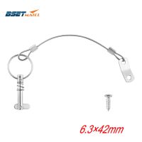 [COD] Cross-border spot 316 stainless steel marine tongue pin stop safety pipe clip quick