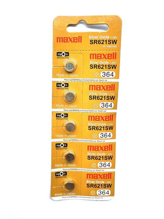 Sr621sw 364 Maxell Battery 100 Original Battery Lazada Ph 4537