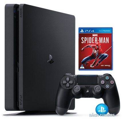 Trả góp 0%]MÁY PS4 SLIM 1TB CHÍNH HÃNG CUH 2218B-B01 Tặng kèm Spider Man |  