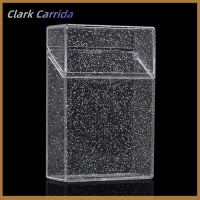 Clark Carrida อุปกรณ์เครื่องเขียนน่ารักกล่องเก็บโปร่งใส3นิ้ว,กล่องใส่กล่องเดินทางบัตรภาพระยิบระยับกล่องเก็บภาพอัลเลบูม