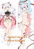 Dakimakura อะนิเมะปลอกหมอน Honkai ผลกระทบ Kiana Kaslana ชีวิตขนาดพิมพ์สองด้านร่างกายปลอกหมอนของขวัญสามารถปรับแต่ง