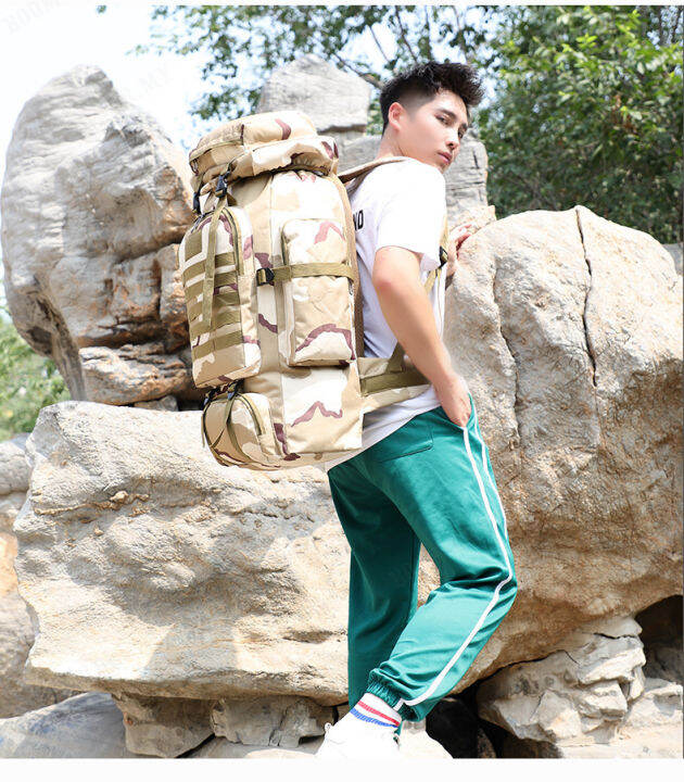 Heavy Duty Backpack for Mountaineering and Camping Lazada PH