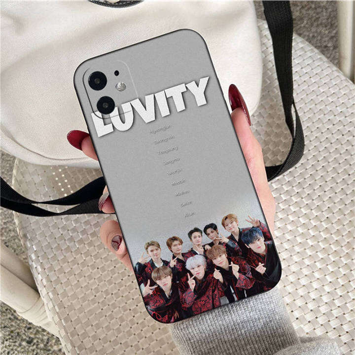 casing-หรับ-iphone-14-13-11-pro-max-11-mini-8-8-plus-11fe-cravity-k-pop-band-pattern-phone-เคสโทรศัพท์-อ่อนนุ่ม-tpu-shockproof-black-ปก