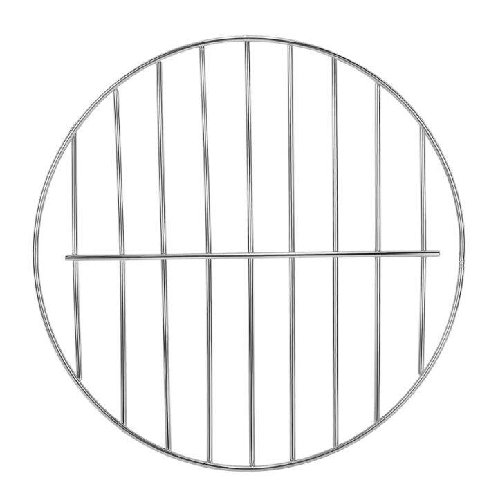Stainless Barbecue Cooking Grids Grates Replacement Round Bbq Grill Rack Fire Pit Grate（28cm