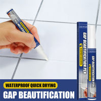 Super Water Proof Glue Gap Beautification Pen Grout Pen ปากกามาร์กเกอร์สีกระเบื้องสีขาว Waterproof Quick Drying Sealer Pen