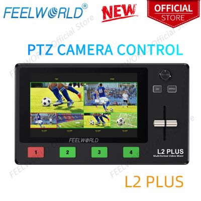 jfjg☑✙  FEELWORLD PLUS 5.5  Multi-camera Video Mixer Switcher Built-in and Overlay PTZ USB3.0