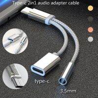 【CW】 2 in 1 Type C Adapter for Huawei P30 Mate 30 20 Pro Honor20 Nova5 Splitter Charging 3.5mm Jack Headphone Adaptador Tipo Tupe