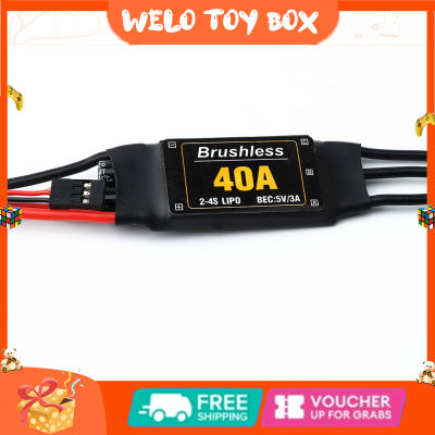 Xxd 40A Speed Controller Brushless Esc Drone Helicopter Fpv Parts Multicopters Durable Components Rc Toys Quadcopter Accessories