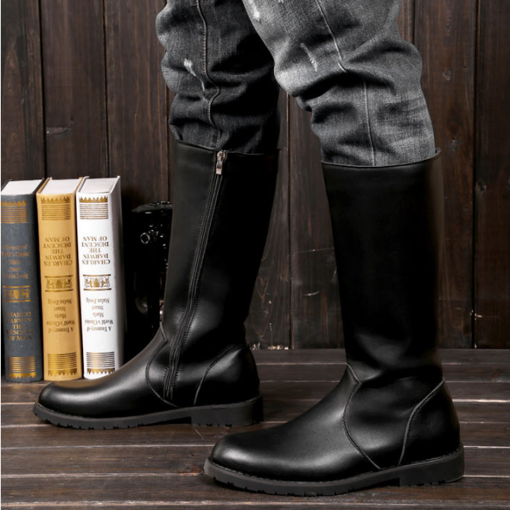 mens waterproof boots with zipper