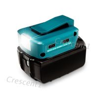 Cre 14 . 4 / 18 V แบตเตอรี่ Li - On Dual Usb พอร์ตสปอตไลท์พร้อมไฟ Led สําหรับ Makita Outdoor