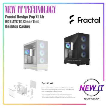 Fractal Design Pop XL Air RGB White TG ATX High-Airflow Clear