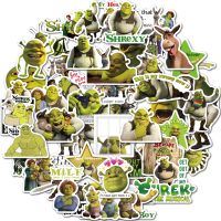 10/50Pcs Disney Monster Shrek Stickers Funny Decal Skateboard Suitcase Graffiti Fridge Car Cartoon Stickers Children Gift Toy Stickers