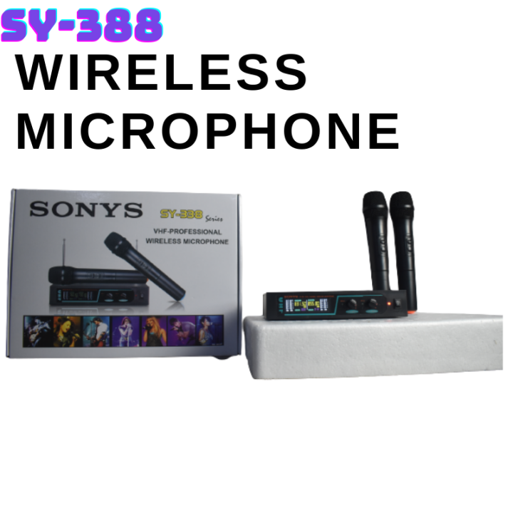 SONYS SY338 VHFProfessional Wireless Microphone System with