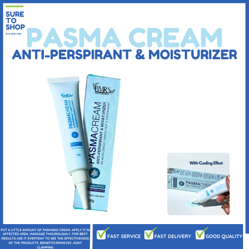 PASMA CREAM with cooling effect 30g [for sweaty HANDS, FEET & UNDERARMS