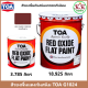 TOA G1024 Red Oxide Primer รองพื้นกันสนิมแดงทีโอเอ G 1024 เกรดพรีเมี่ยม