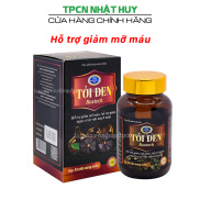 Viên uống hỗ trợ giảm mỡ máu, giảm nguy cơ xơ vữa mạch máu Tỏi Đen Roxtech