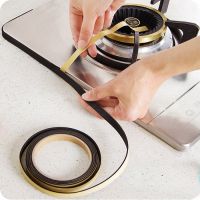 3 Rolls Kitchen Cooktop Gap Adhesive Tape Self Adhesive Door Window Sealing Strip Waterproof Sink Stove Crack Strip Gap Sealing Adhesives Tape