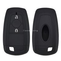 Key silicone 2 Button Silicone Key Cover Remote Case Fob For Ford EcoSport  Keyless Fob Shell Skin Holder Keyring Key Chain Protector