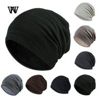 7 Color Striped Skullies Beanies for Men Women Hat 2019 Spring &amp; Autumn Breathable Turban Hat Cotton Pile Cap Skullcap TTM-CZX7