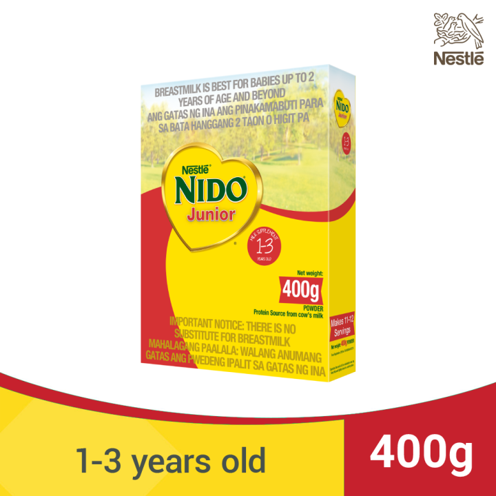 NIDO Junior 1 tp 3 400g Lazada PH